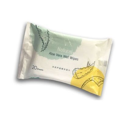 Pele el áloe natural de limpiamiento Vera Wet Wipes For Hands/cara