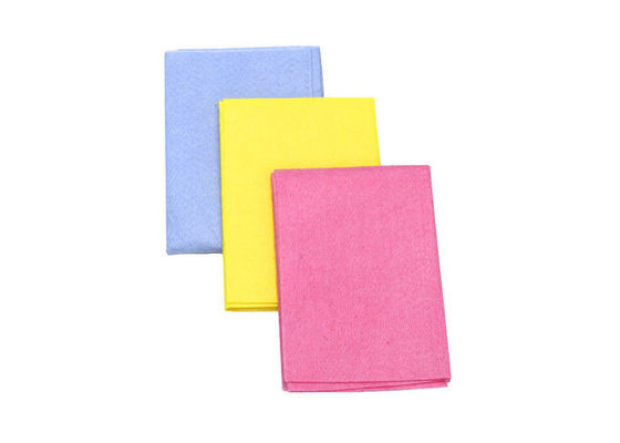 La aguja de teñido del color disponible perforó trapos de limpieza no tejidos