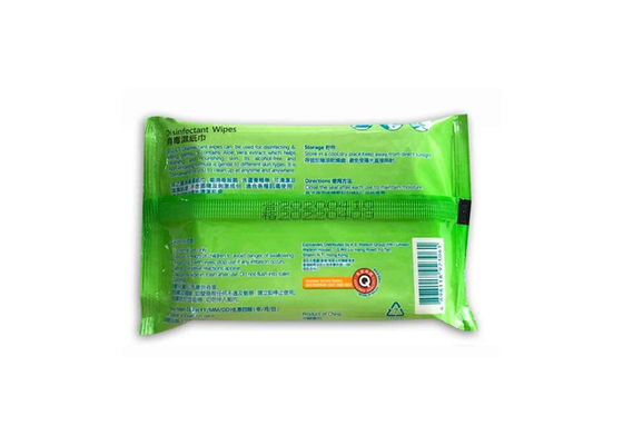 Áloe individualmente envuelto Vera Extract Disinfectant Wet Wipes