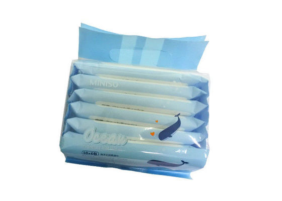 10pcs blanco * 6 ningunos trapos mojados del bebé ultra suave de la fragancia